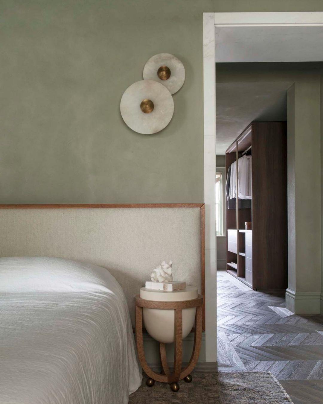 Round Alabaster Combination Wall Lamp - Lumpaz