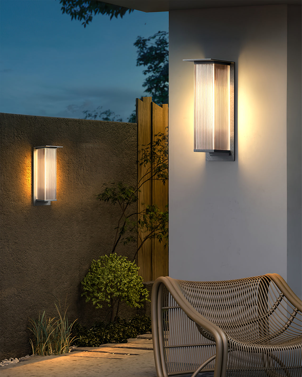 Oleron Box Outdoor Wall Lamp - Lumpaz