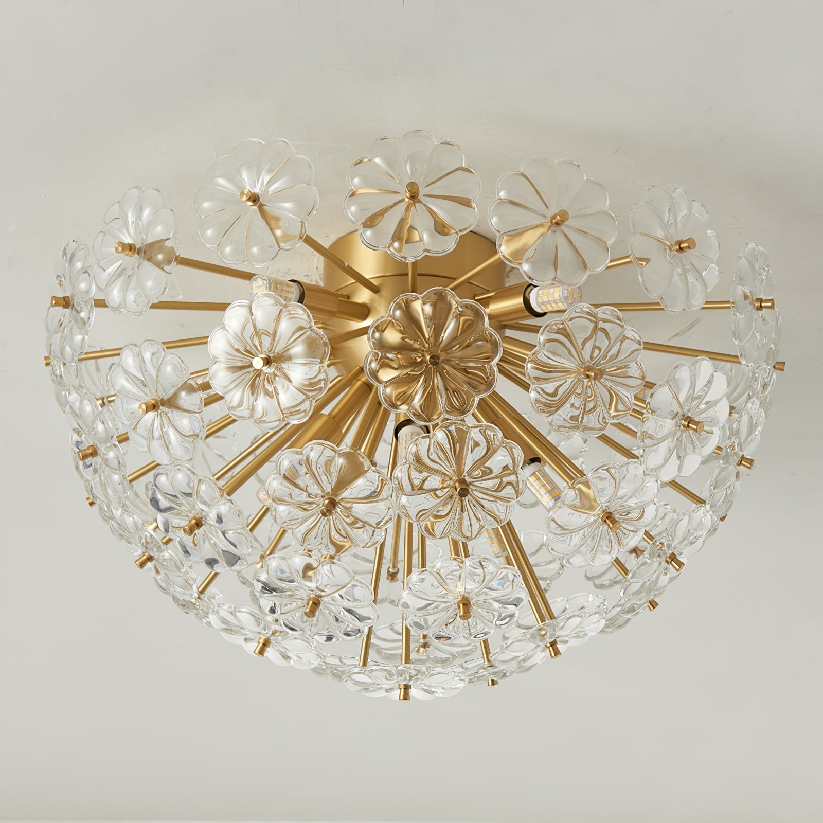 Lamina Crystal Ceiling Light - Lumpaz