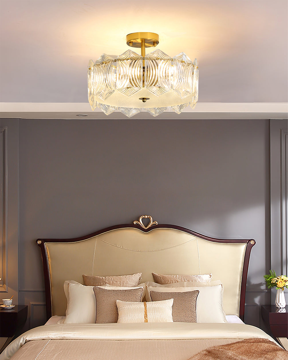 Ruby Round Ceiling Lamp - Lumpaz