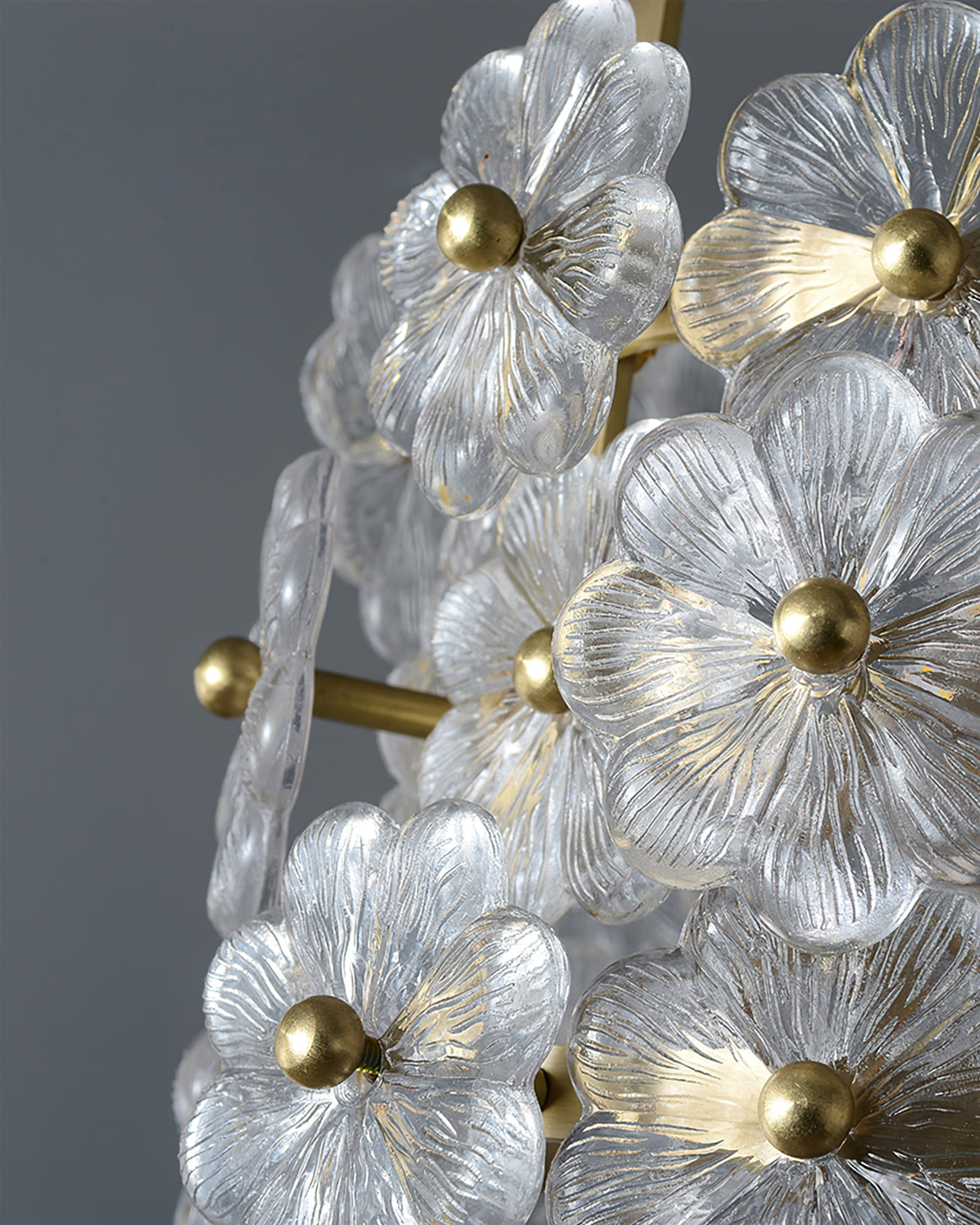 Petit Floral Glass Pendant Lamp - Lumpaz