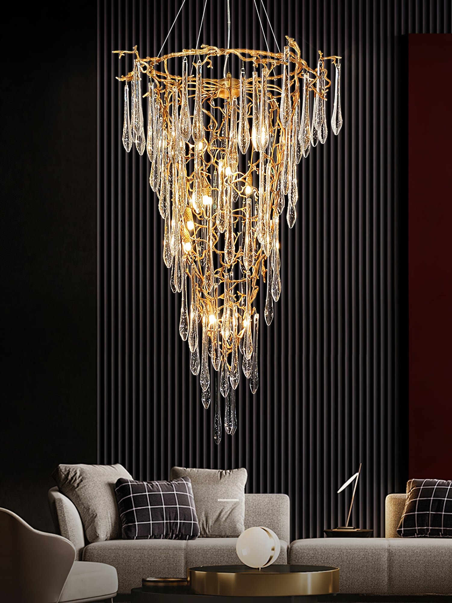 Aqua Parable Chandeliers - Lumpaz