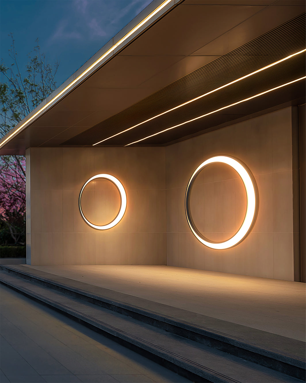 Moon Outdoor Wall Lamp - Lumpaz