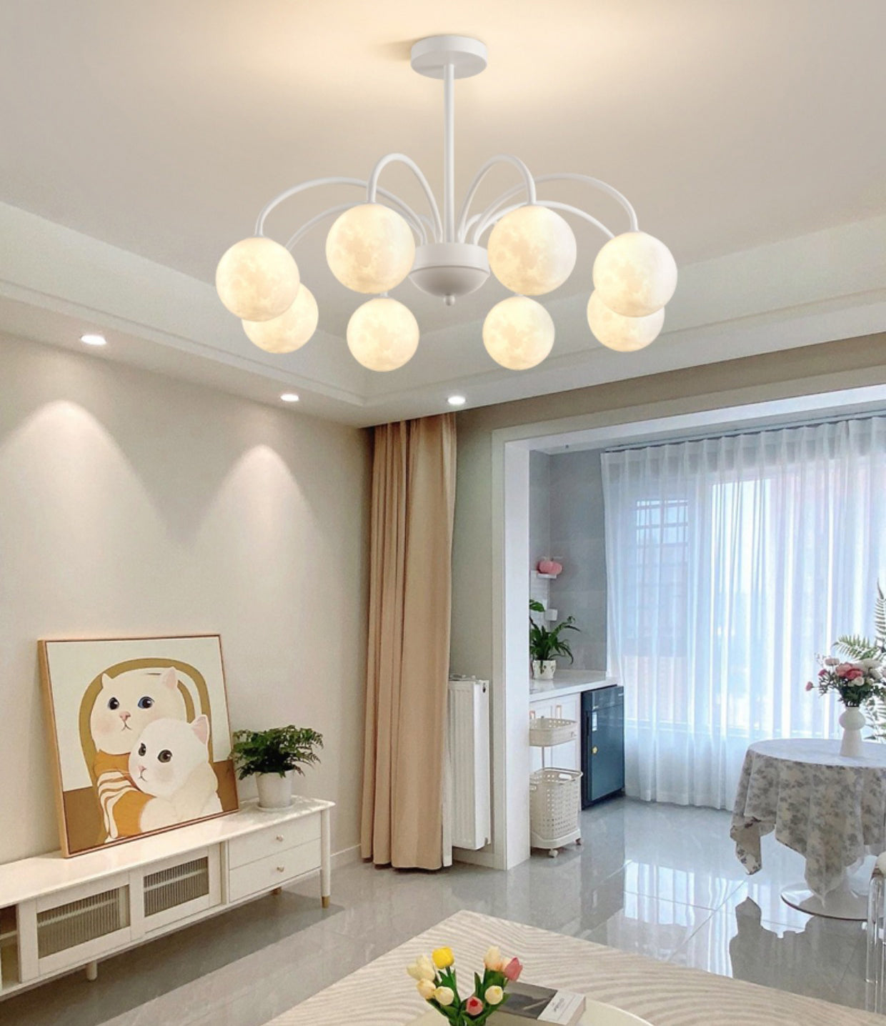 Carisa Moon Chandelier - Lumpaz