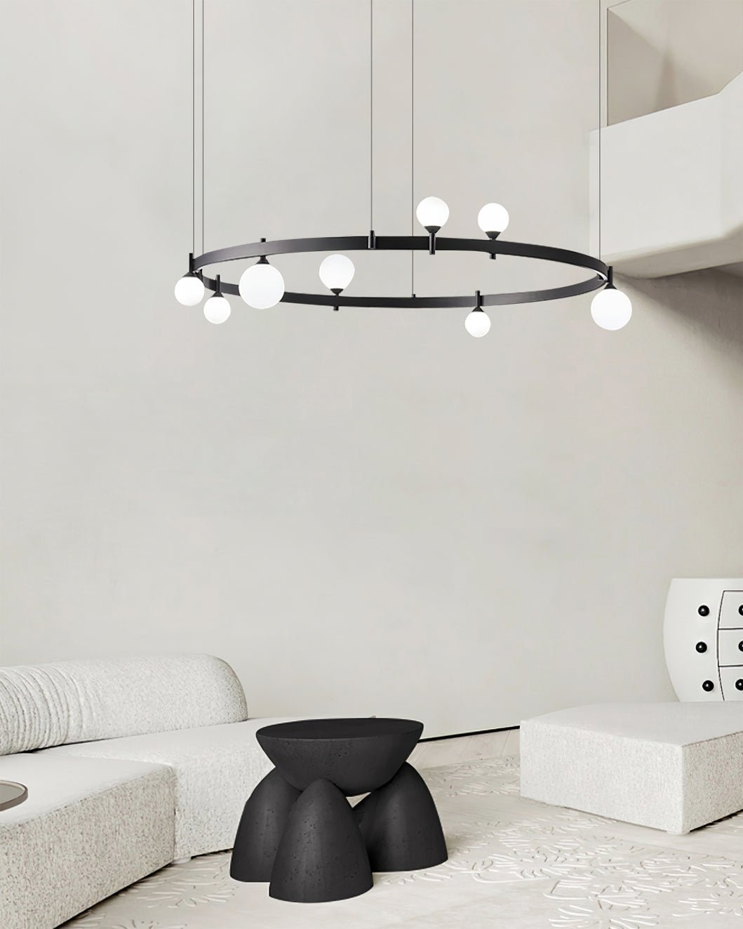 Stant Circular Chandelier - Lumpaz