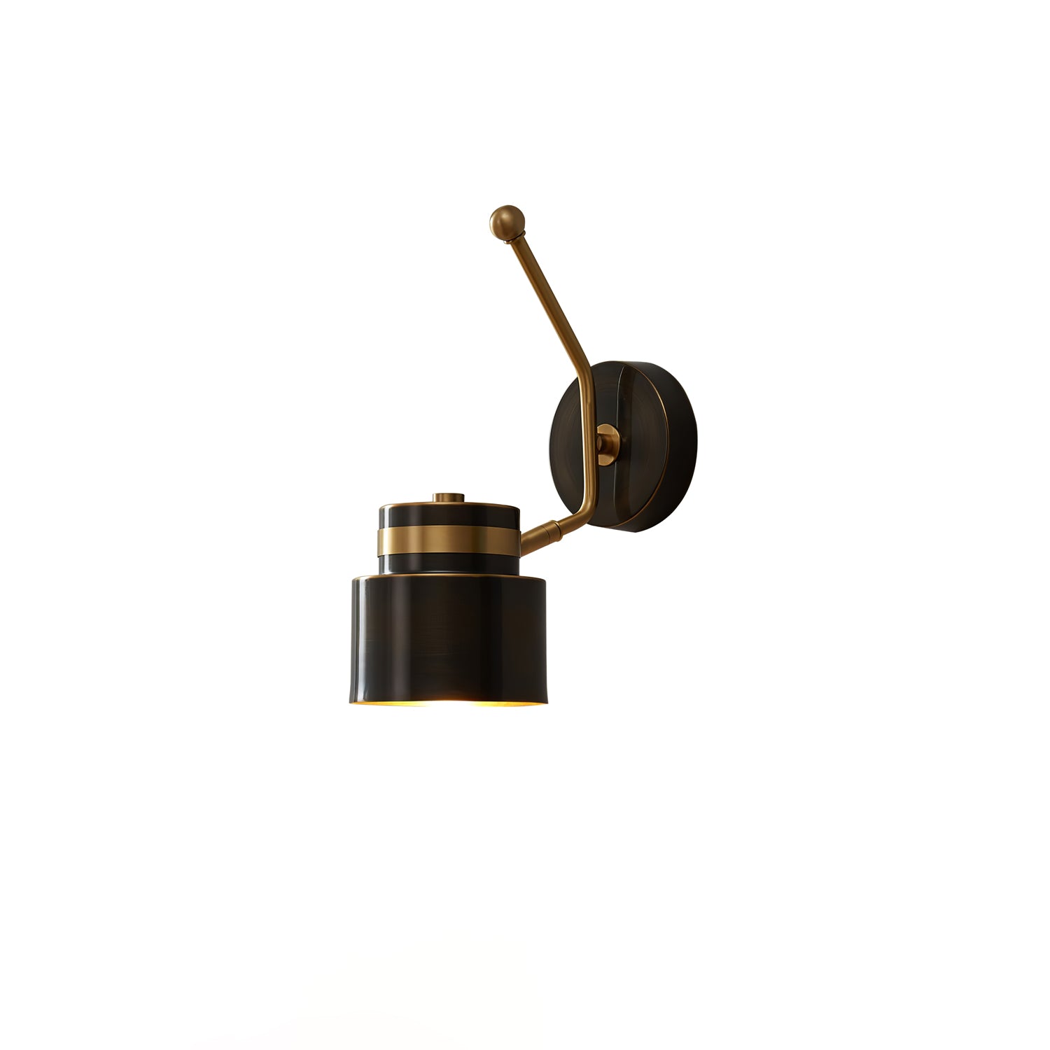 Brass Cylinder Wall Lamp - Lumpaz