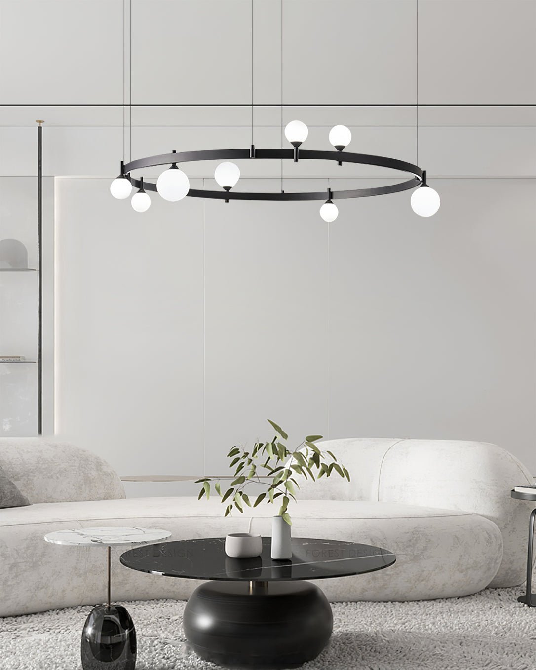 Stant Circular Chandelier - Lumpaz