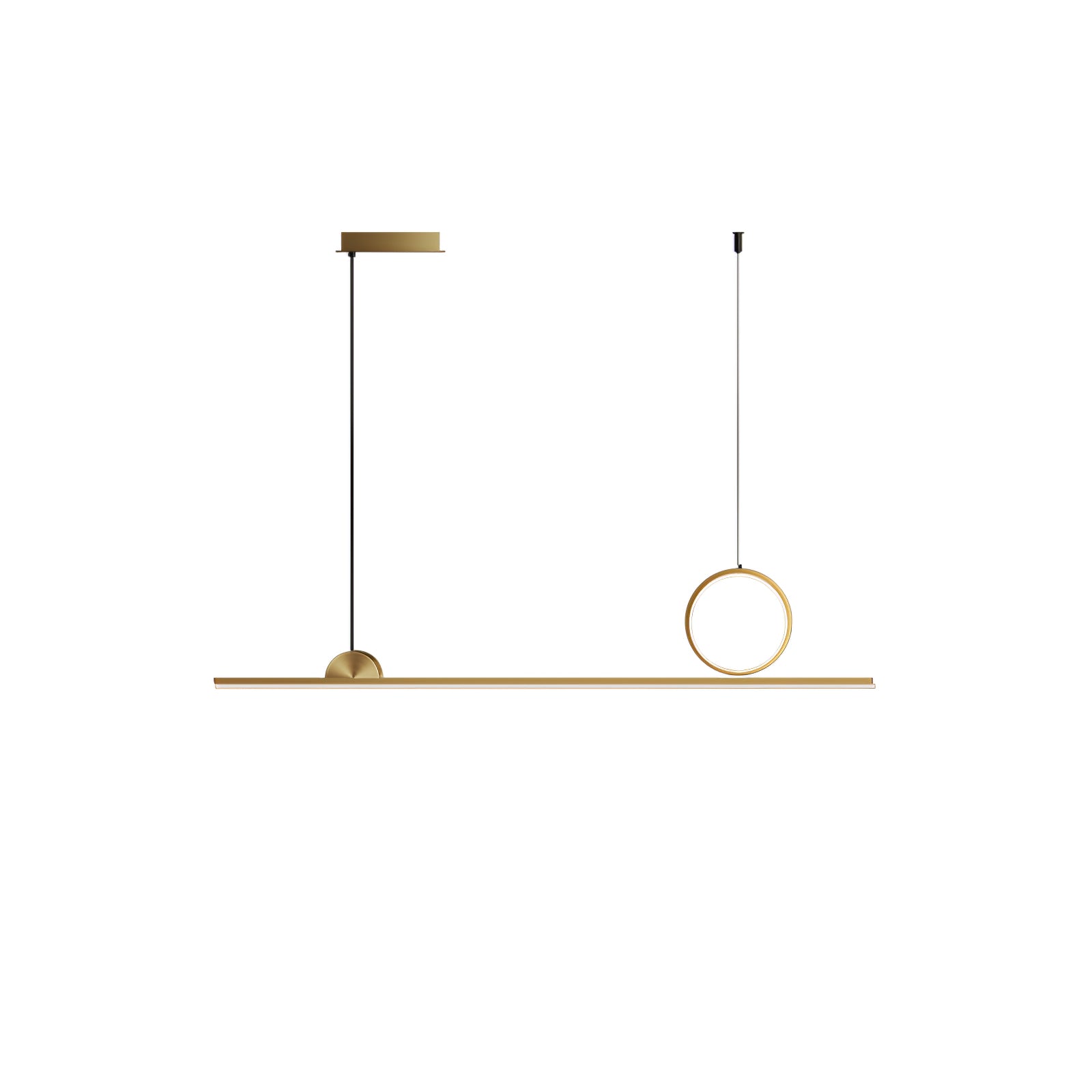 Circle Linear Pendant Lamp - Lumpaz