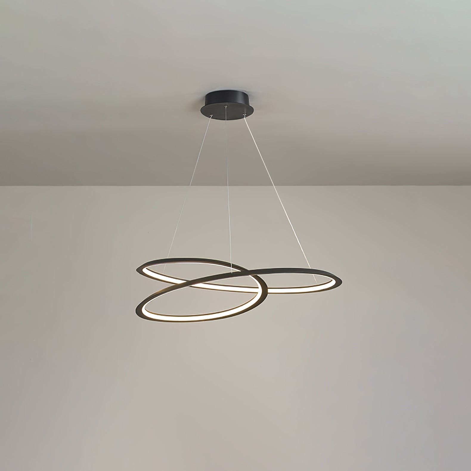 Geometric Curve Chandelier - Lumpaz