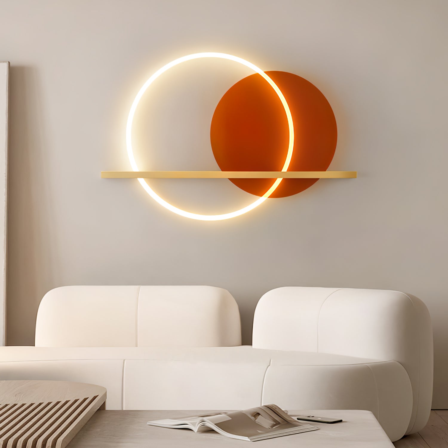 Round Cut Wall Lamp - Lumpaz