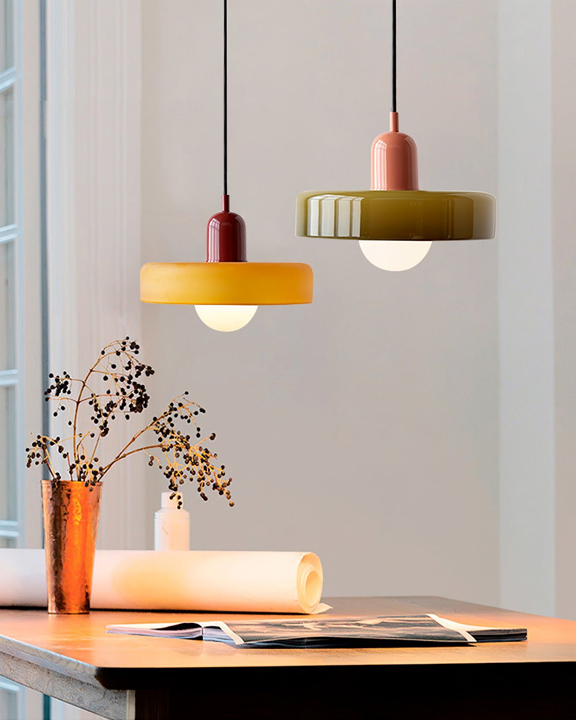 Disc Orb Pendant Lamp - Lumpaz