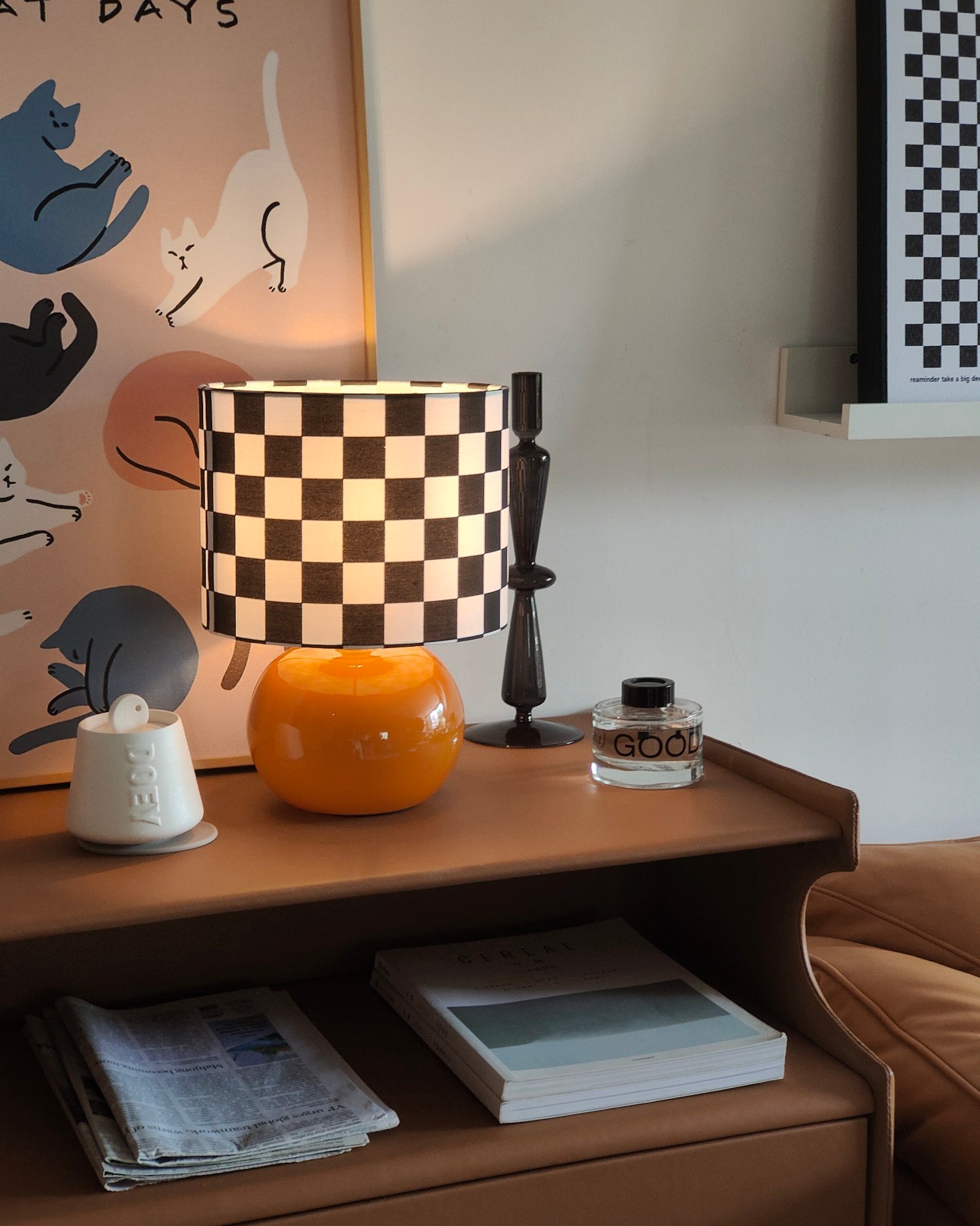 Checkerboard Table Lamp - Lumpaz
