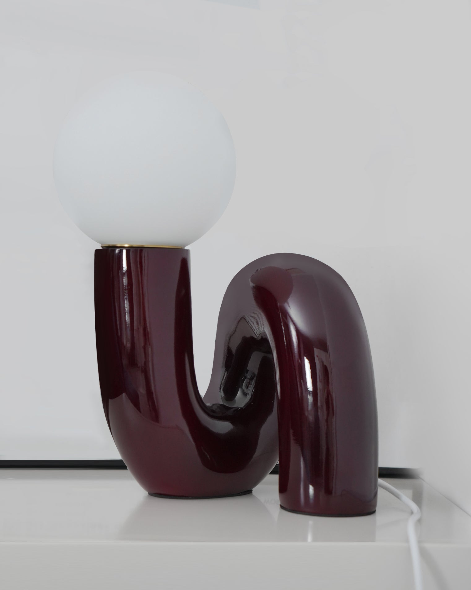 Spiral Glass Table Lamp - Lumpaz