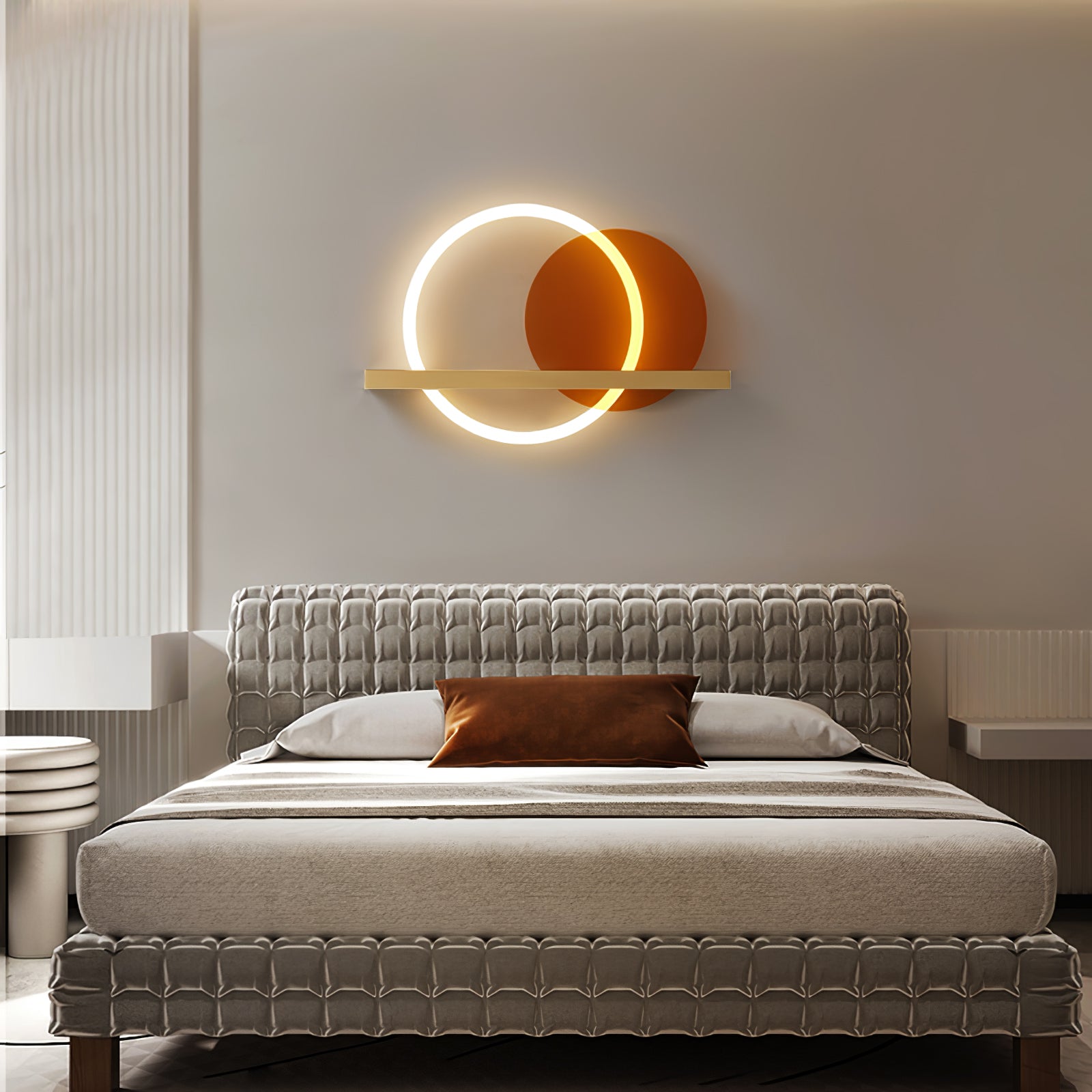 Round Cut Wall Lamp - Lumpaz