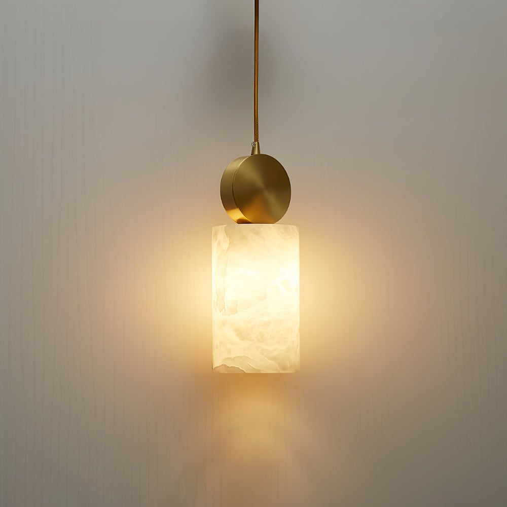 Etruscan Alabaster Pendant Light - Lumpaz
