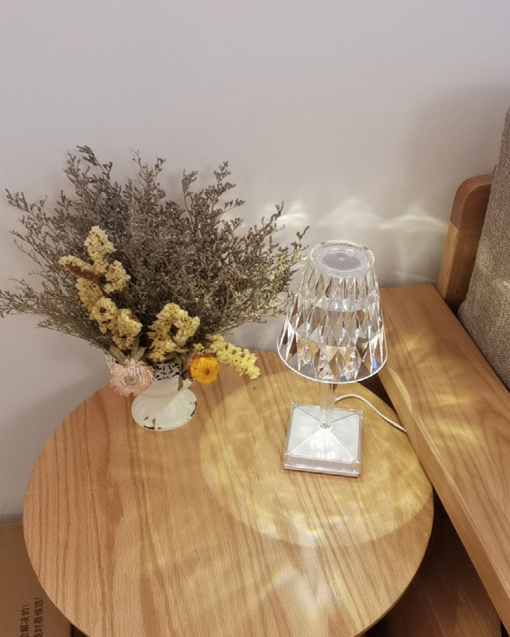 Sparkle Glam Built-in Battery Table Lamp - Lumpaz