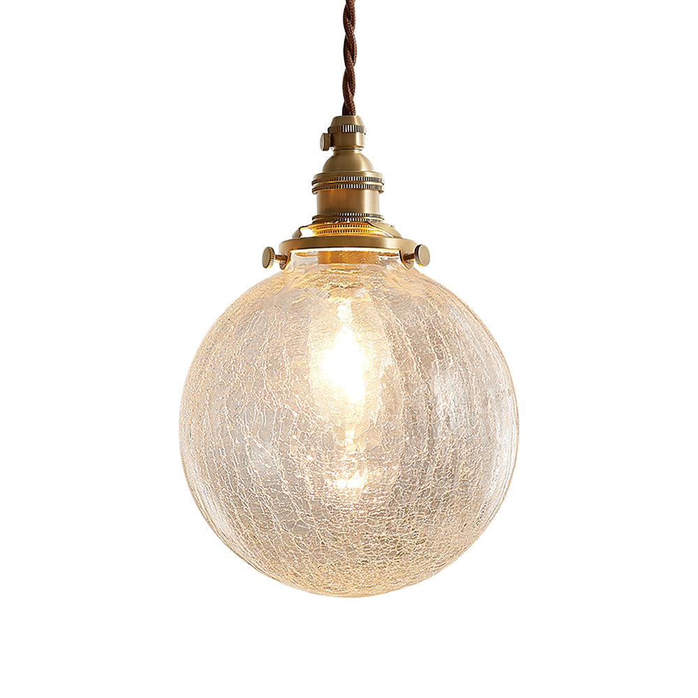 Crackle Glass Pendant Light - Lumpaz