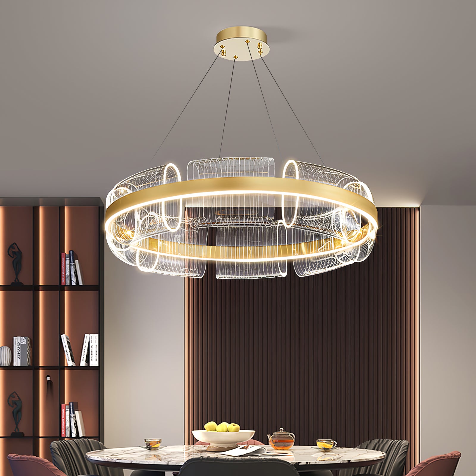 Bangle Rings Chandelier - Lumpaz