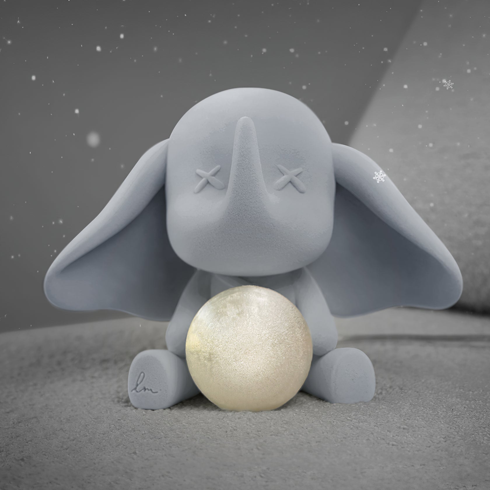 Baby Elephant Table Lamp - Lumpaz