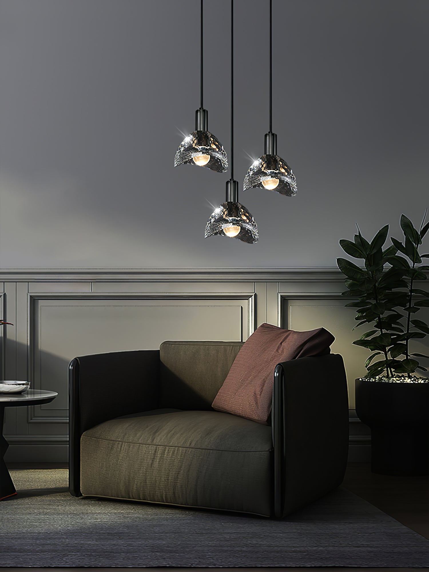 Ebbe Crystal Pendant Lamp - Lumpaz