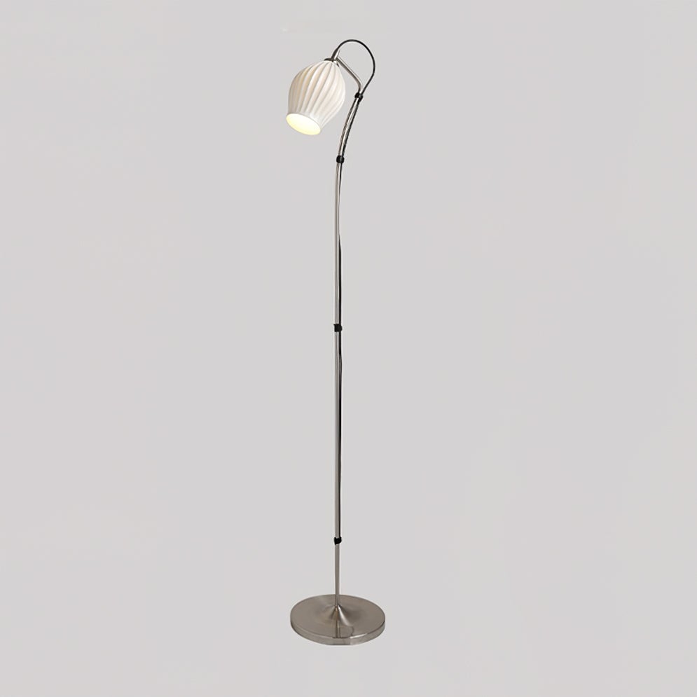 Ceramic Ribbed Floor Lamp - Lumpaz