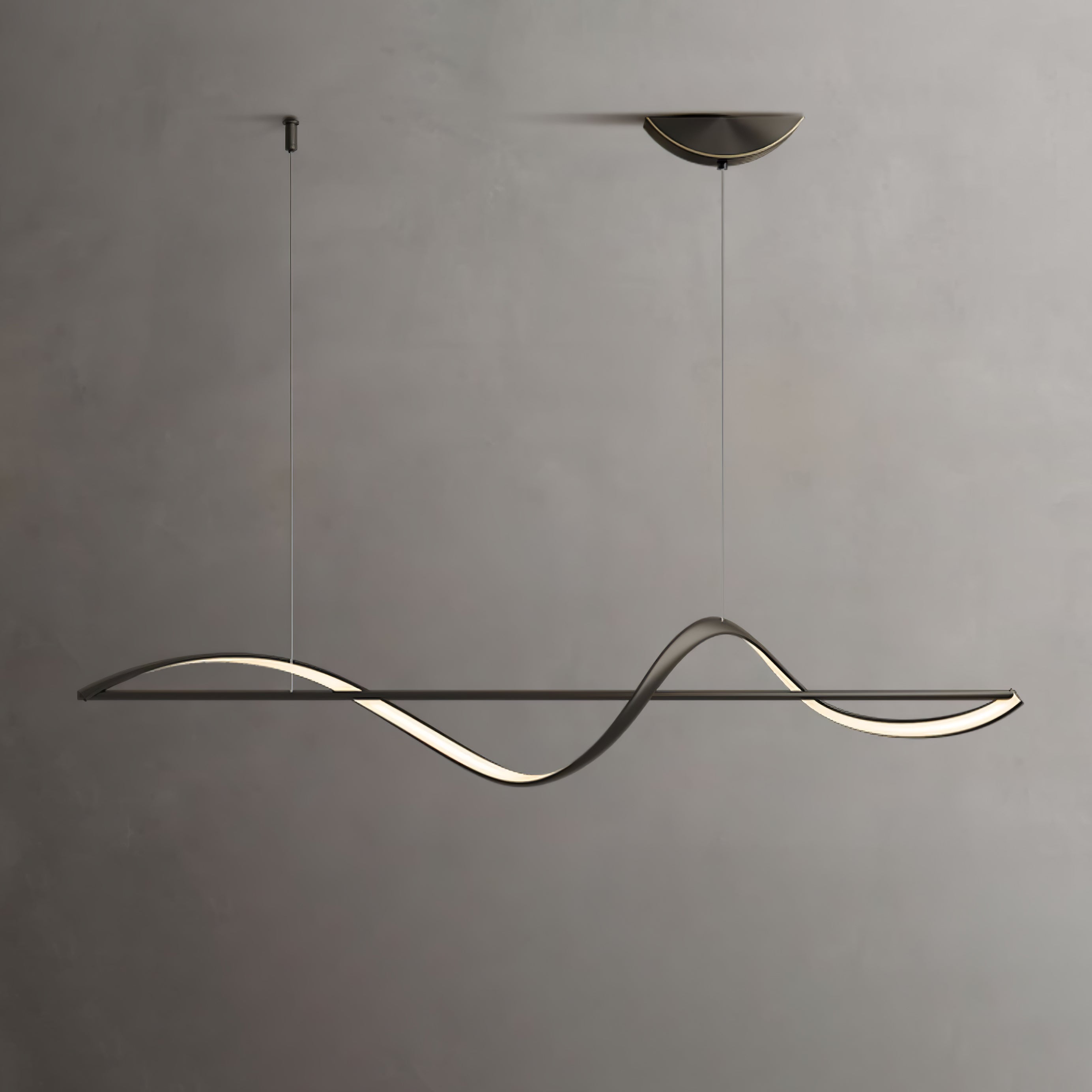 Whisper Linear Island Chandelier - Lumpaz