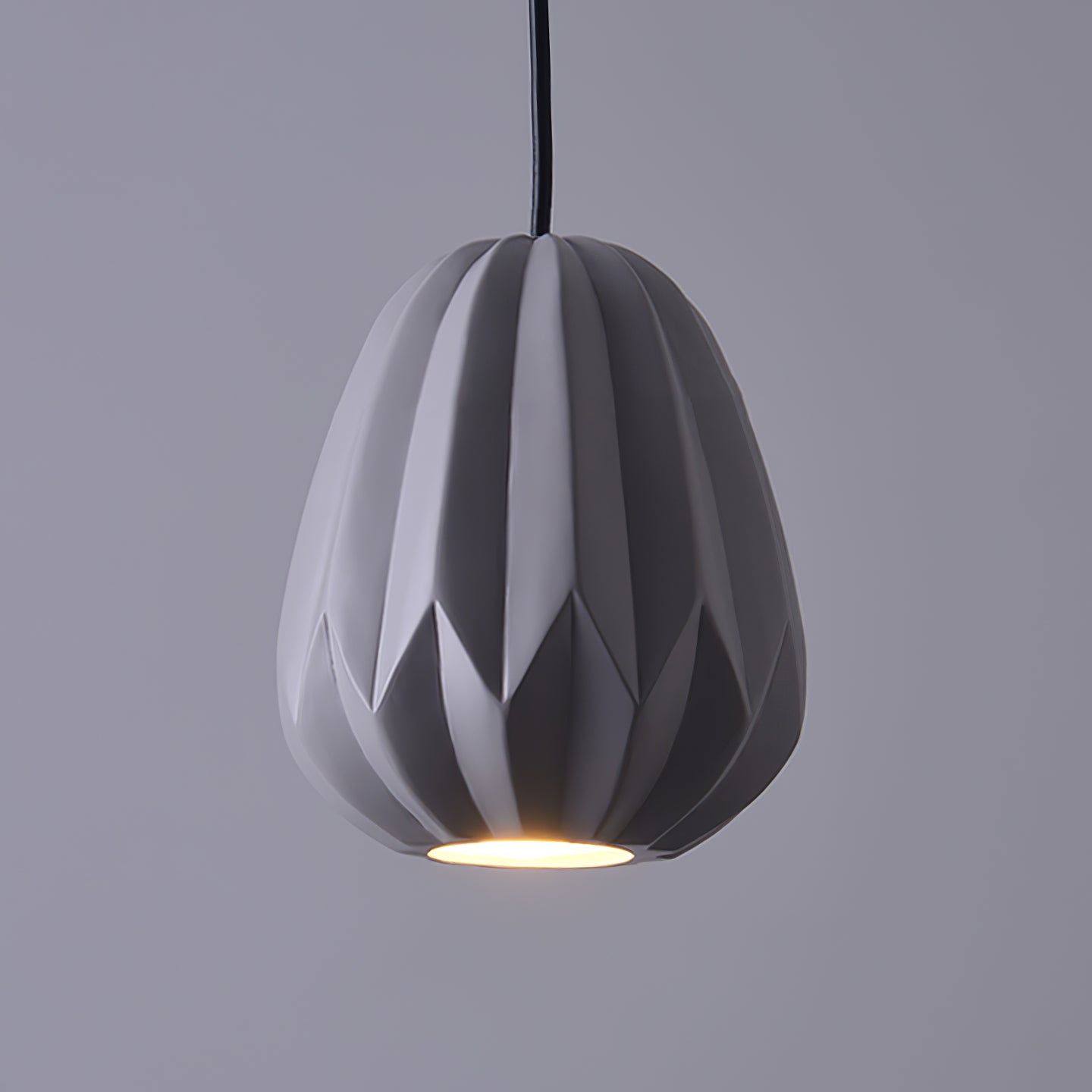 Papaya Resin Pendant Lamp - Lumpaz