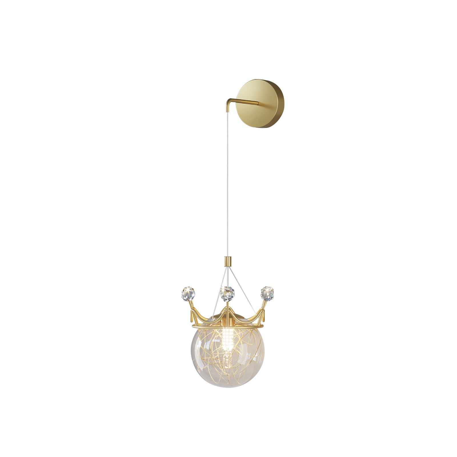 Gypsophila Crown Wall Lamp - Lumpaz
