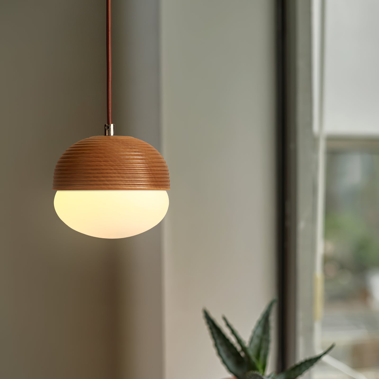 Wood Nut Pendant Lamp - Lumpaz