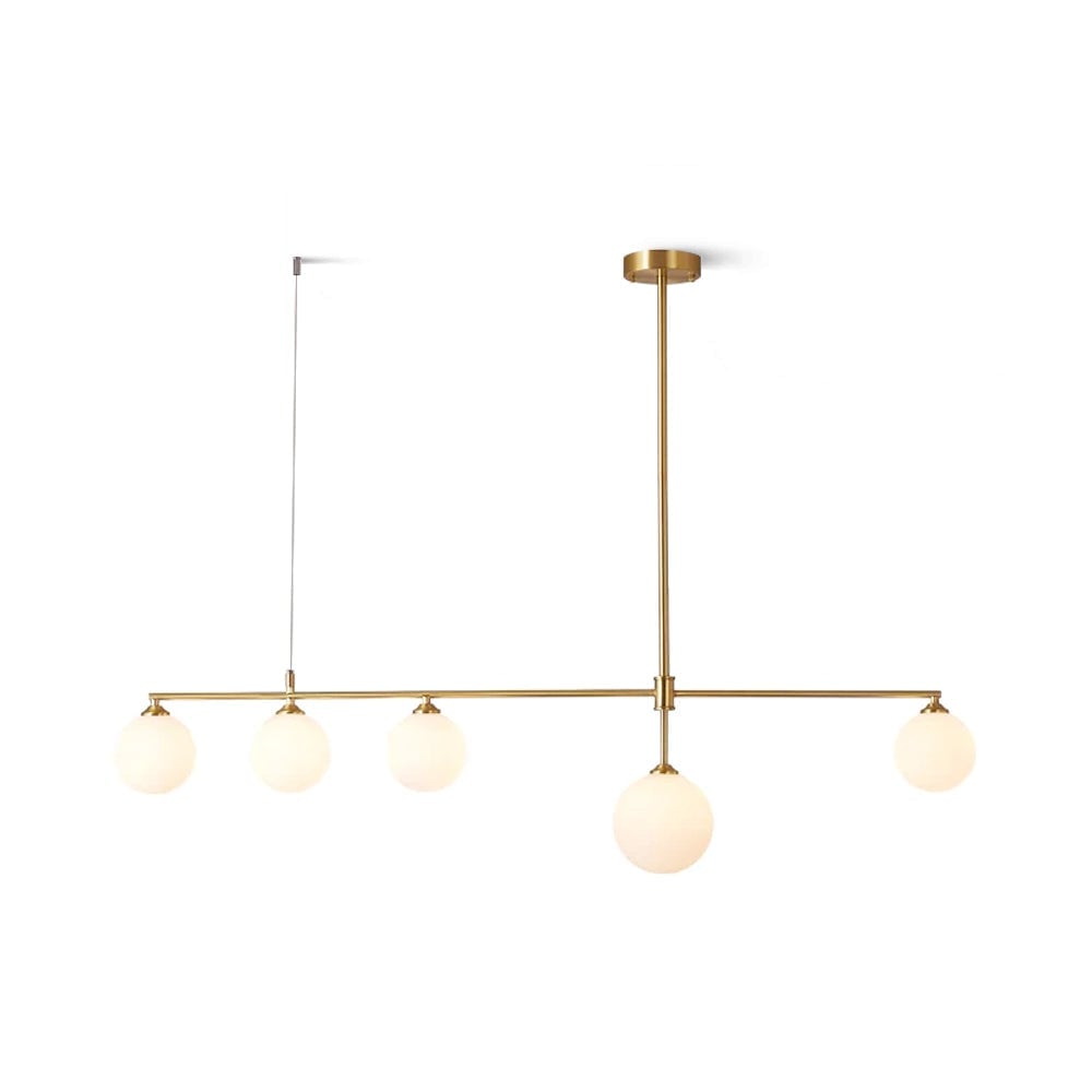 Brass Globe Chandelier - Lumpaz