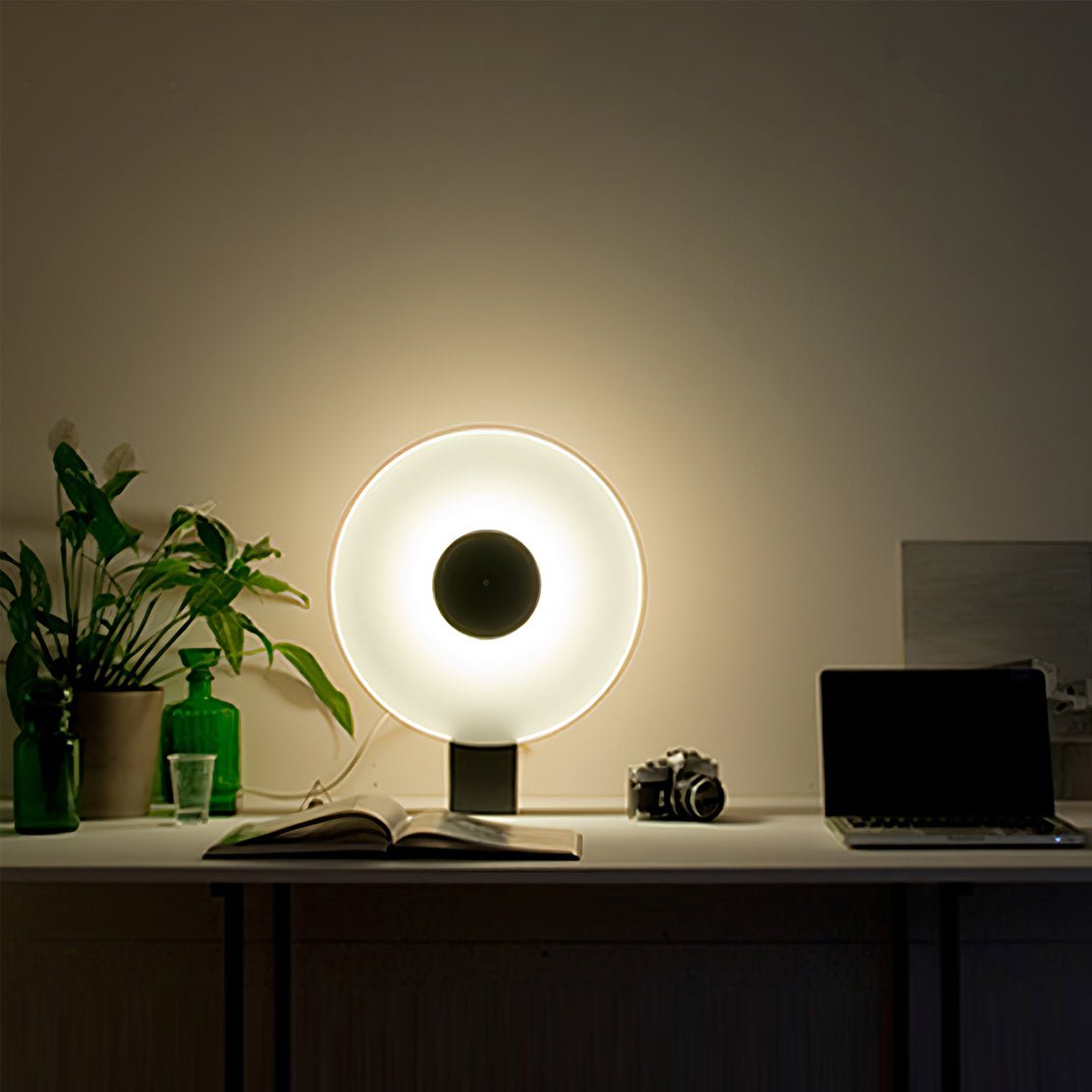 Round Flying Saucer Table Lamp - Lumpaz