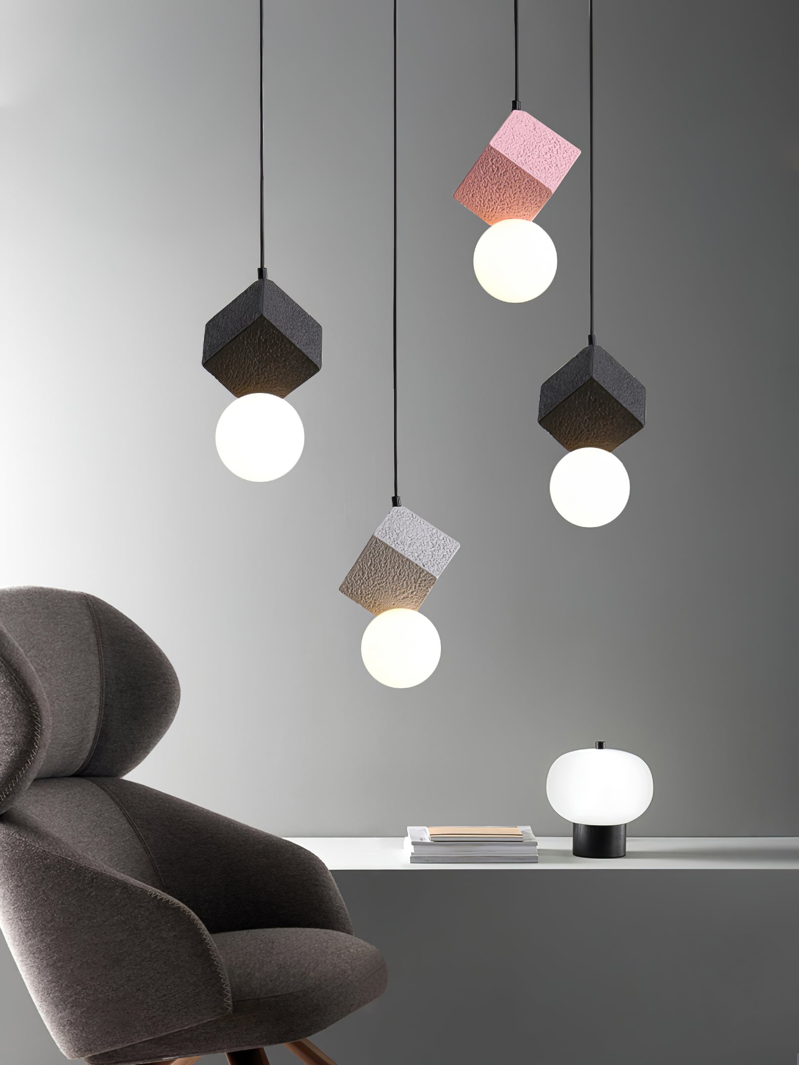 Lolipop Resin Pendant Lamp - Lumpaz