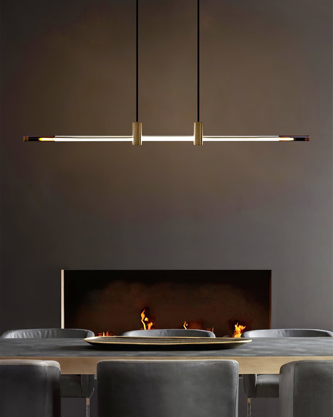 RA Linear Chandelier - Lumpaz
