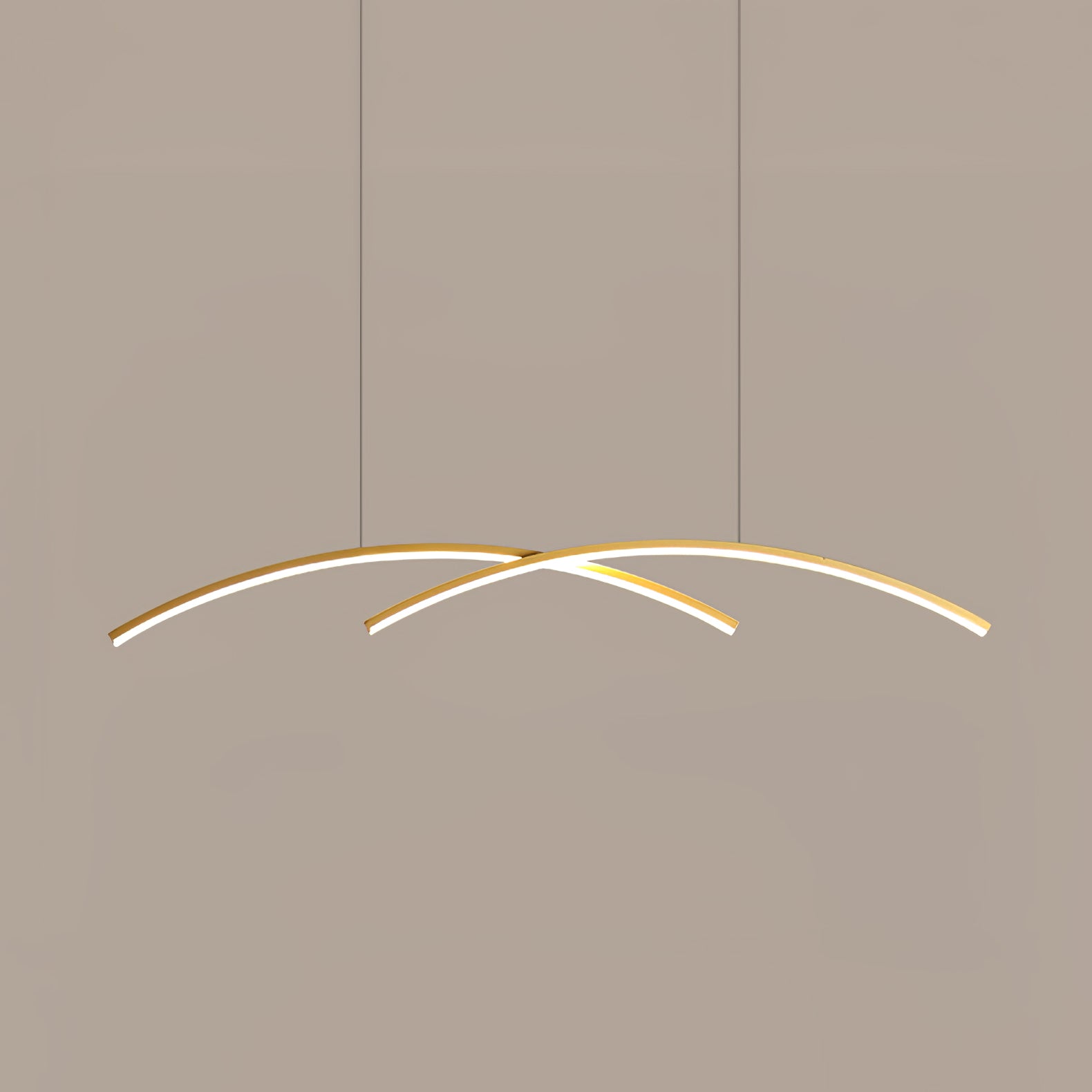 Oscillating Strip Island Chandelier - Lumpaz