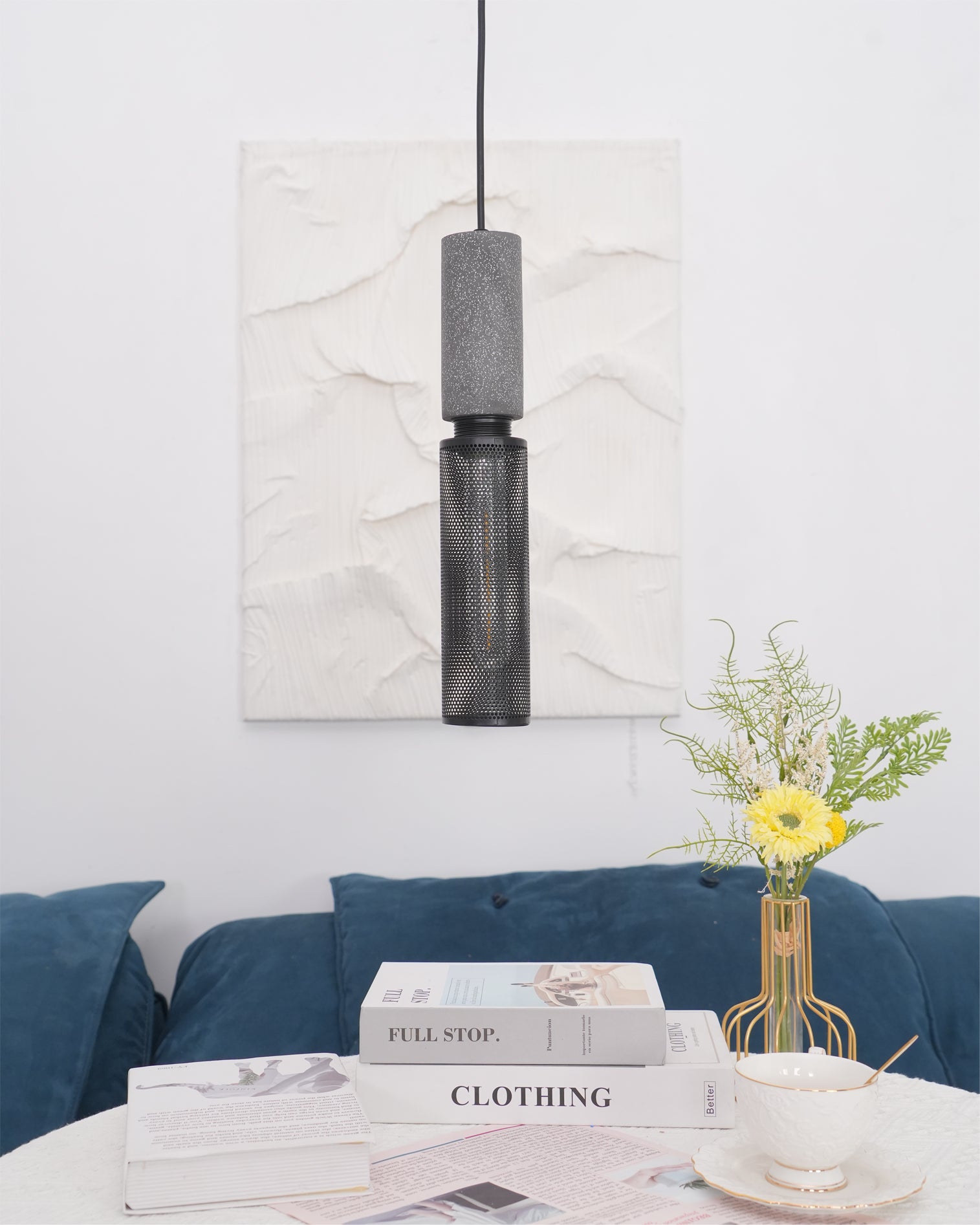 Concrete Industry Pendant Lamp - Lumpaz