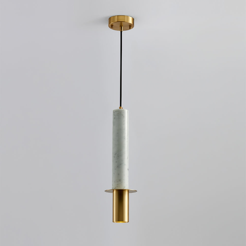 Marble Cylinder Pendant Light - Lumpaz