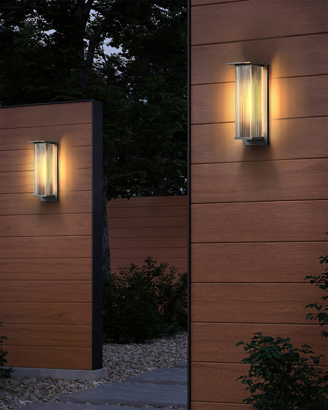 Oleron Box Outdoor Wall Lamp - Lumpaz