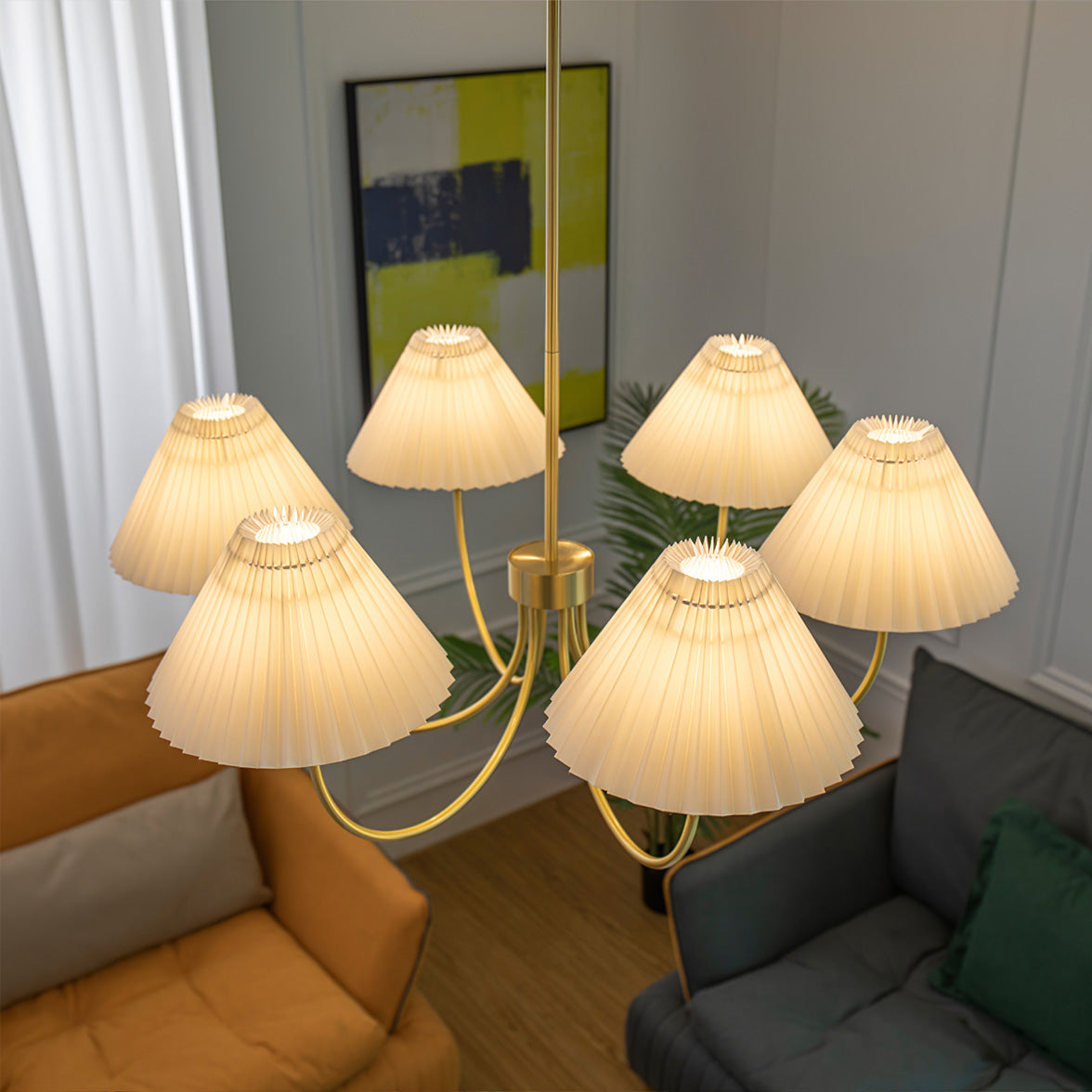 Shaded Chandelier - Lumpaz