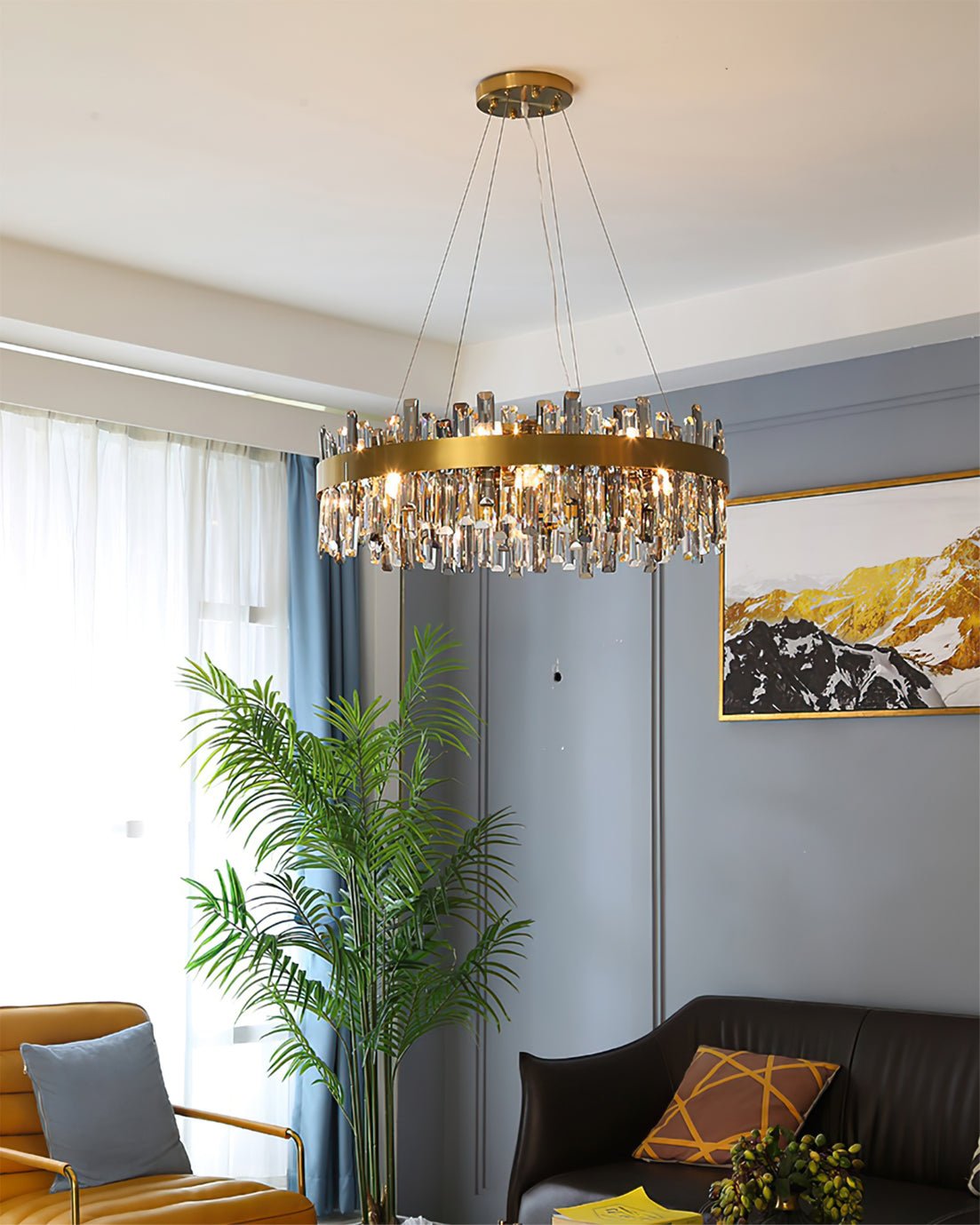 Crystal Statement Chandelier - Lumpaz