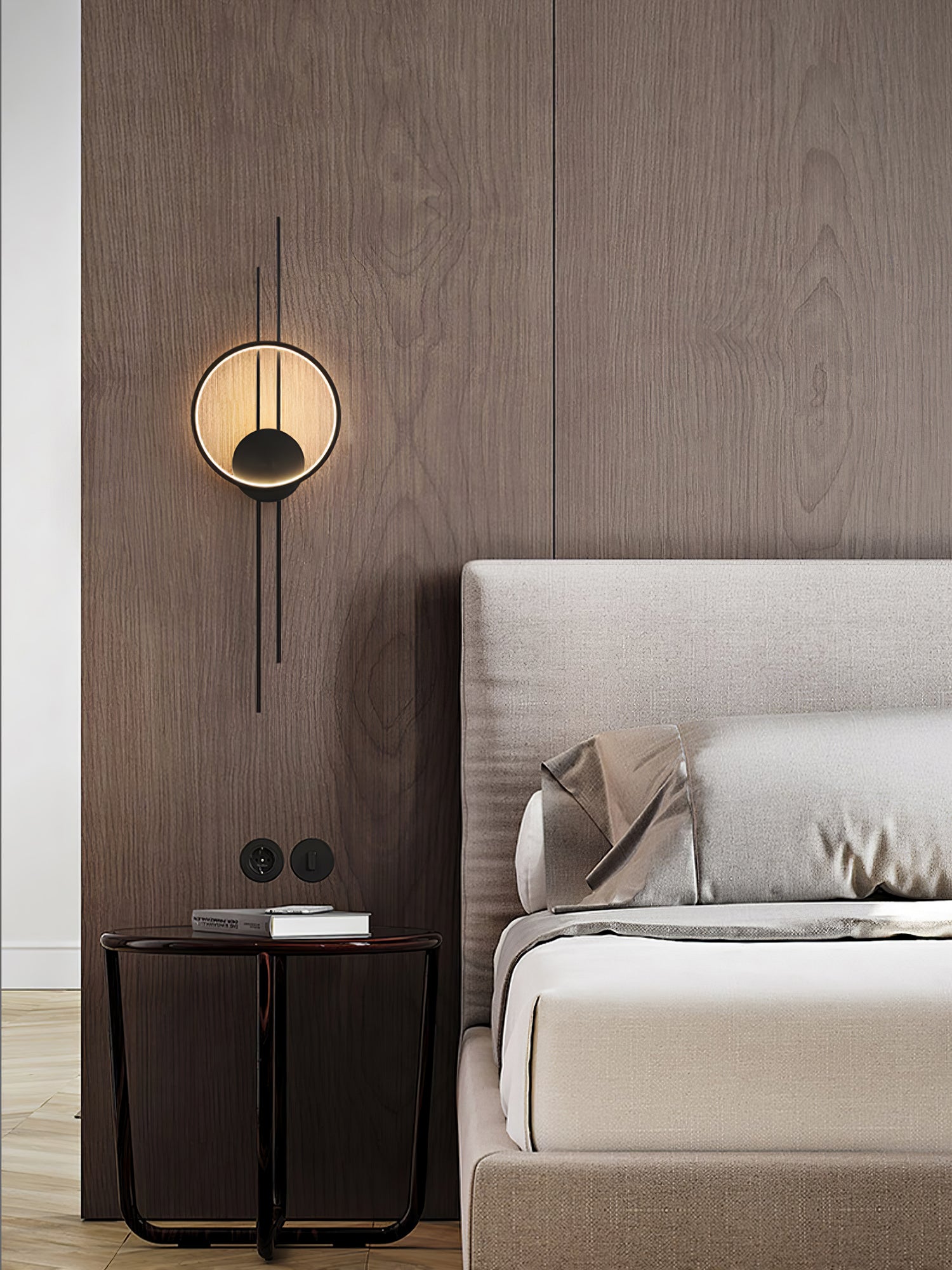 Circle And Line Wall Lamp - Lumpaz