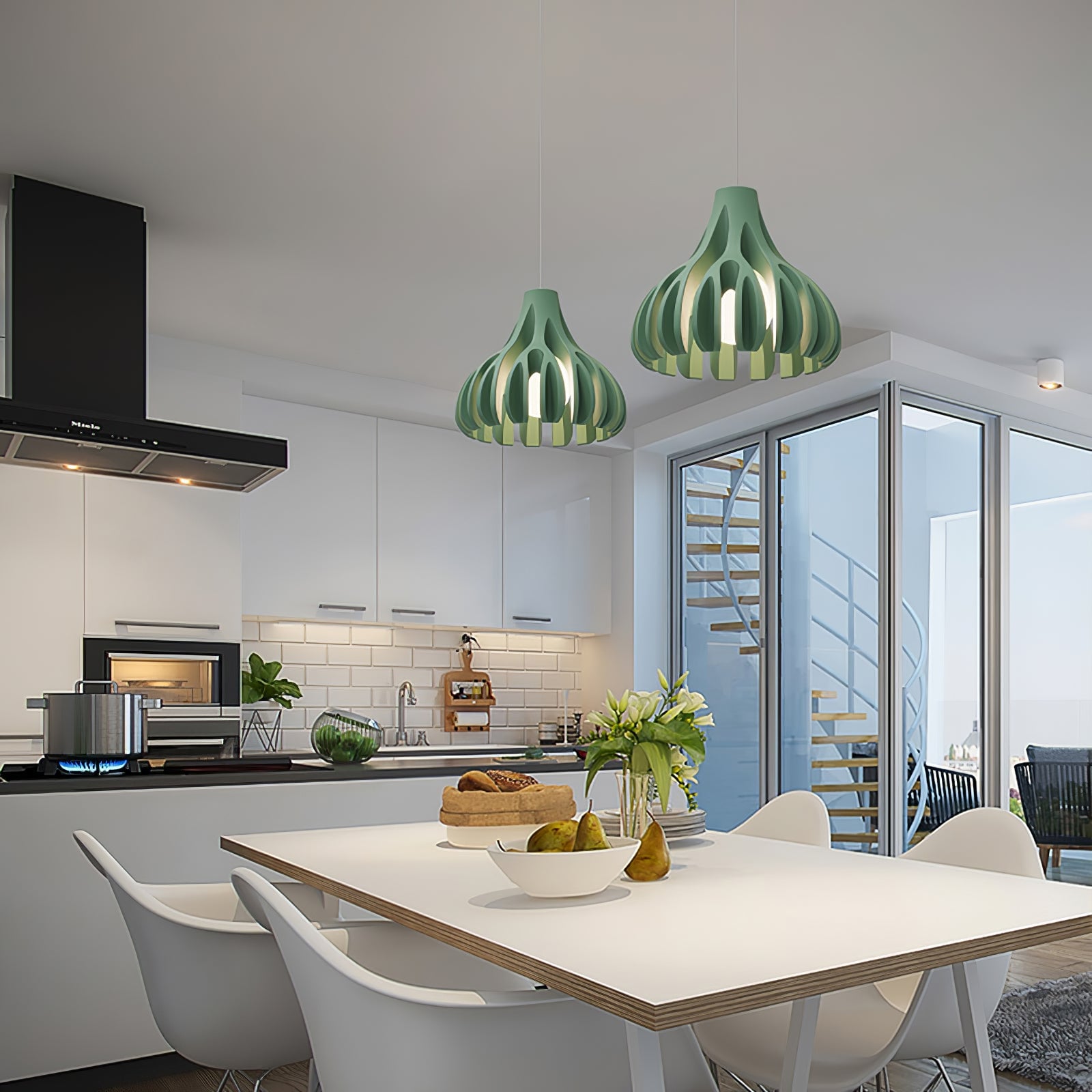 Coral Resin Pendant Lamp - Lumpaz