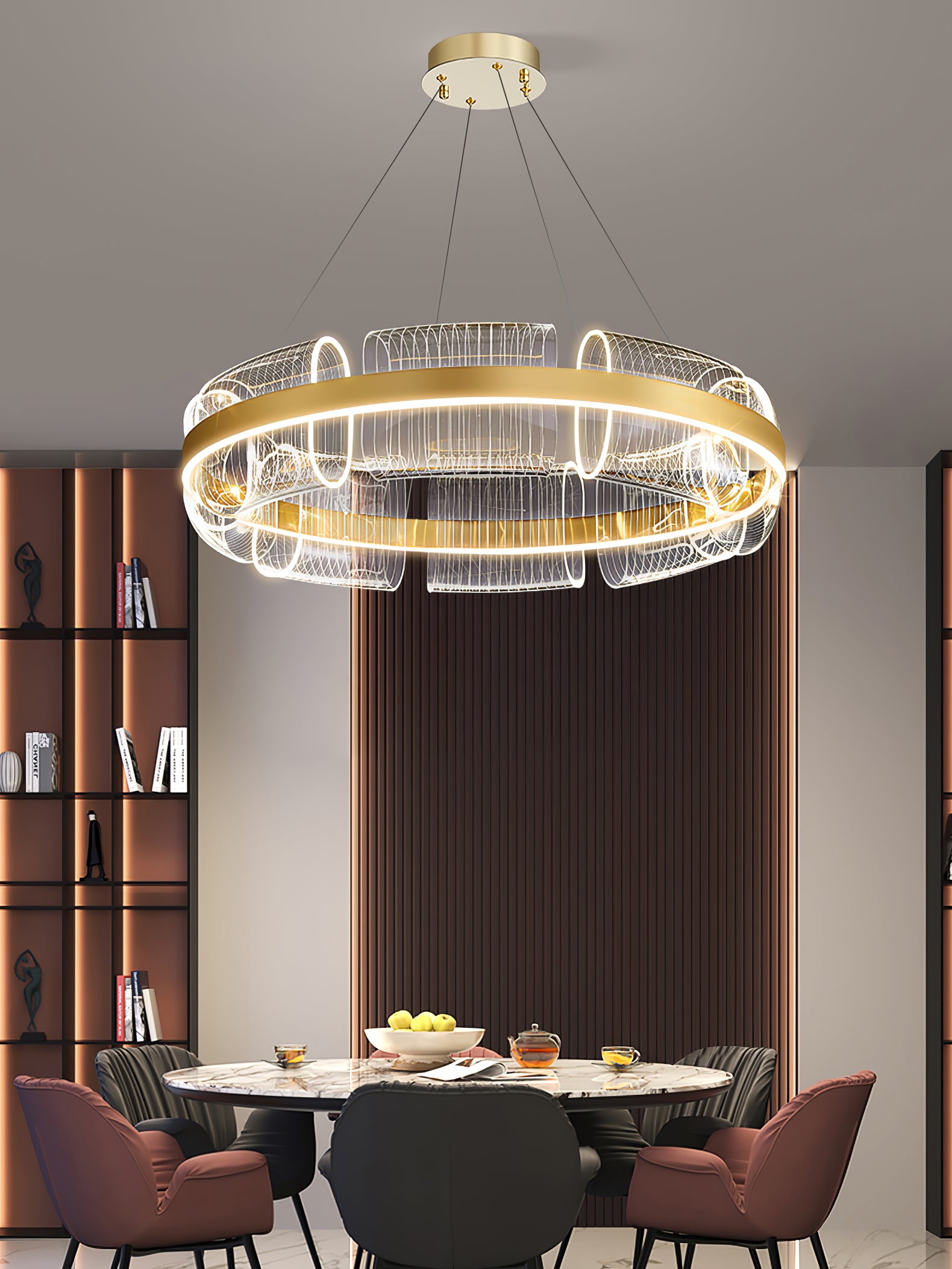 Bangle Rings Chandelier - Lumpaz