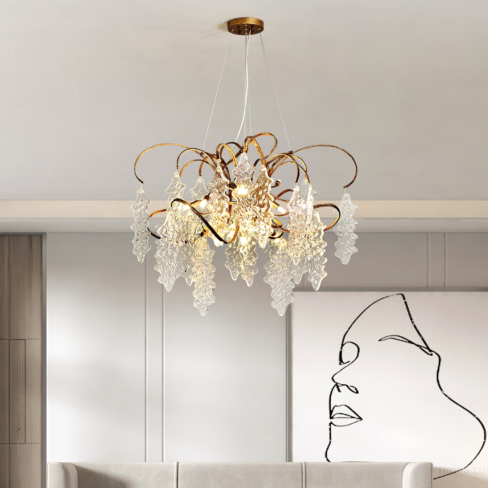 Niagara Round Chandelier - Lumpaz
