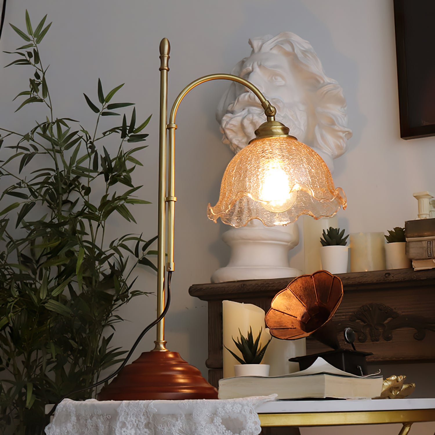 Vintage Textured Table Lamp - Lumpaz