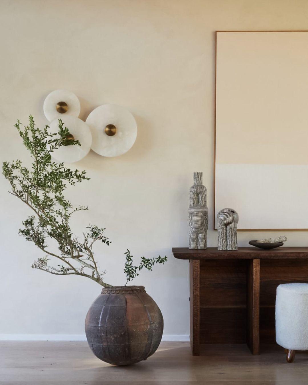 Round Alabaster Combination Wall Lamp - Lumpaz