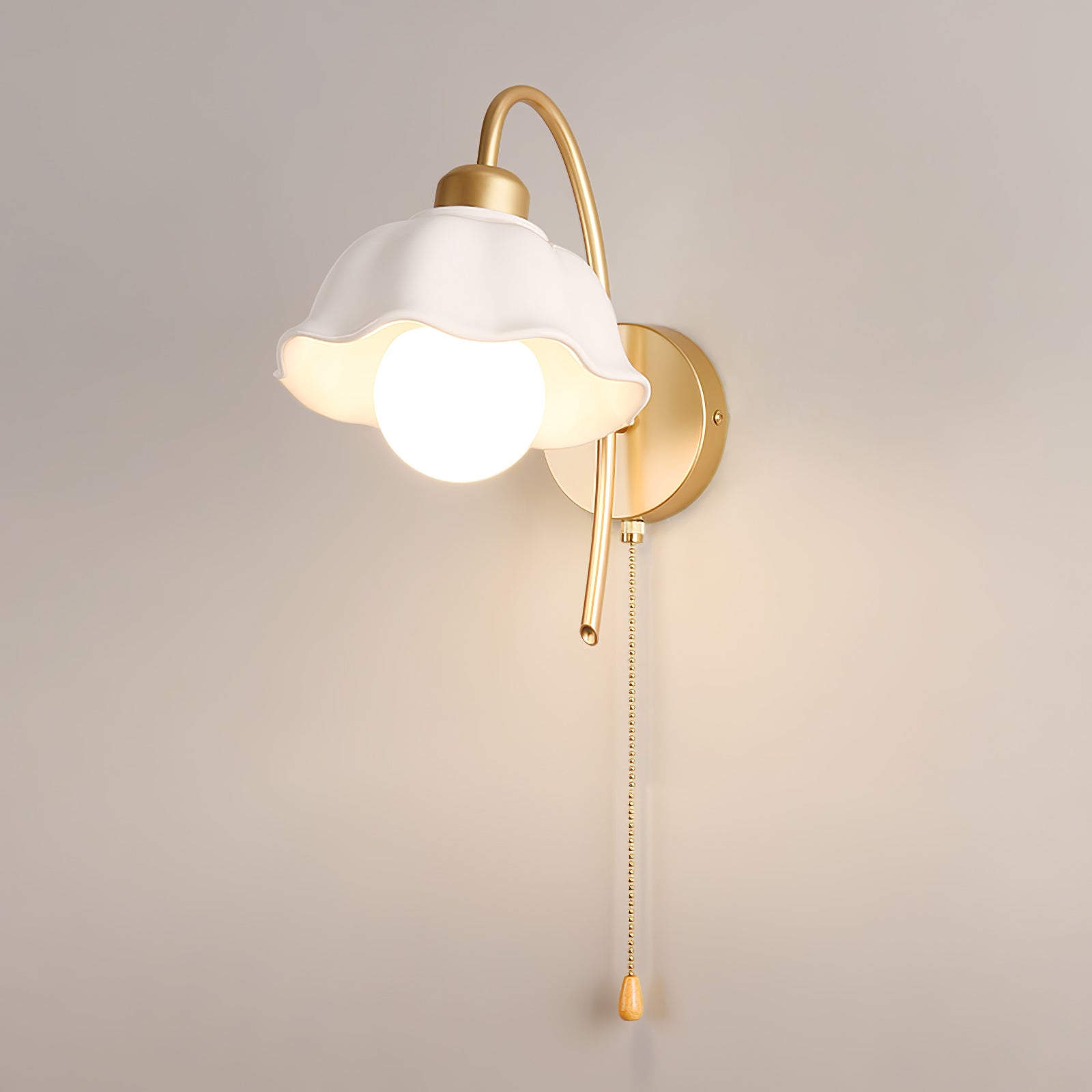 Flower Ceramic Wall Lamp - Lumpaz