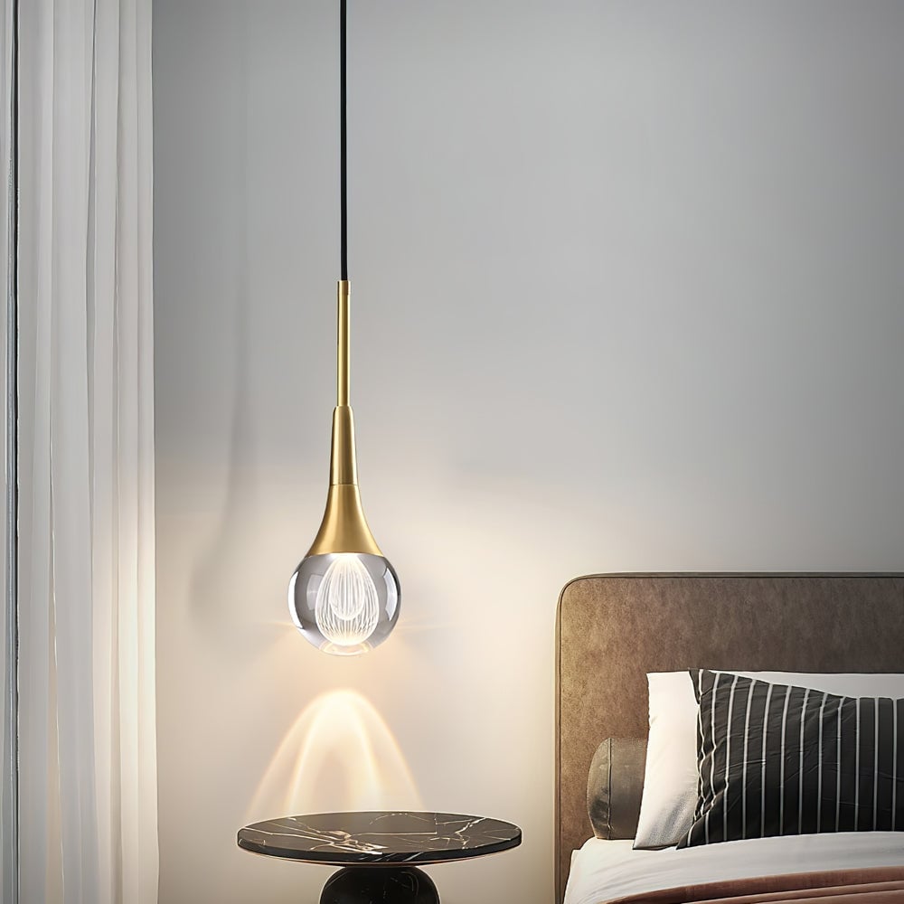 Teardrop Crystal Pendant Light - Lumpaz