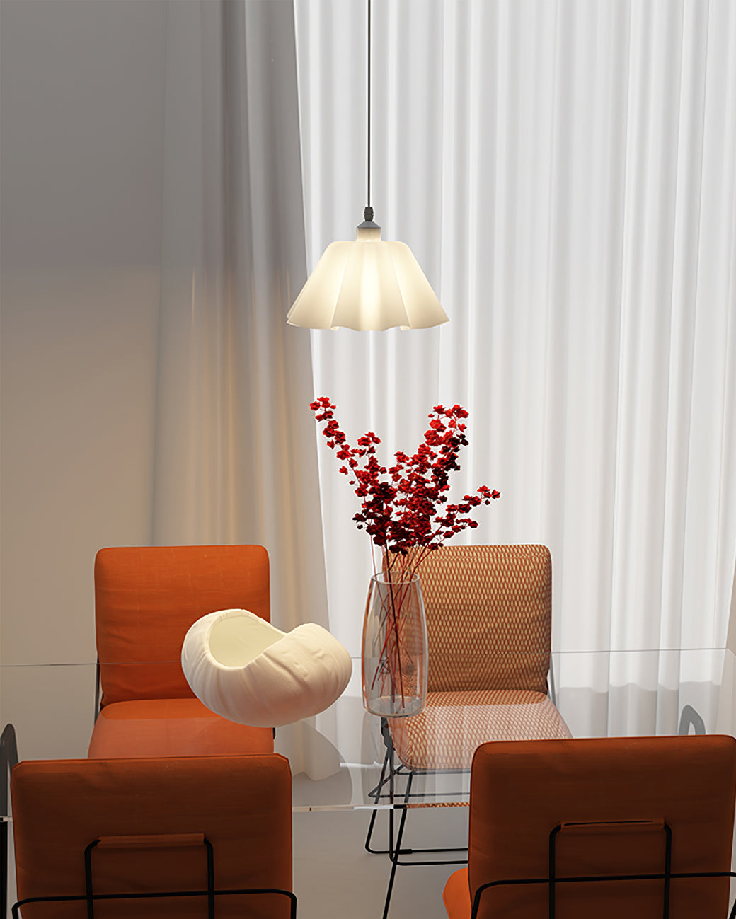 Danish Pleated Pendant Lamp - Lumpaz