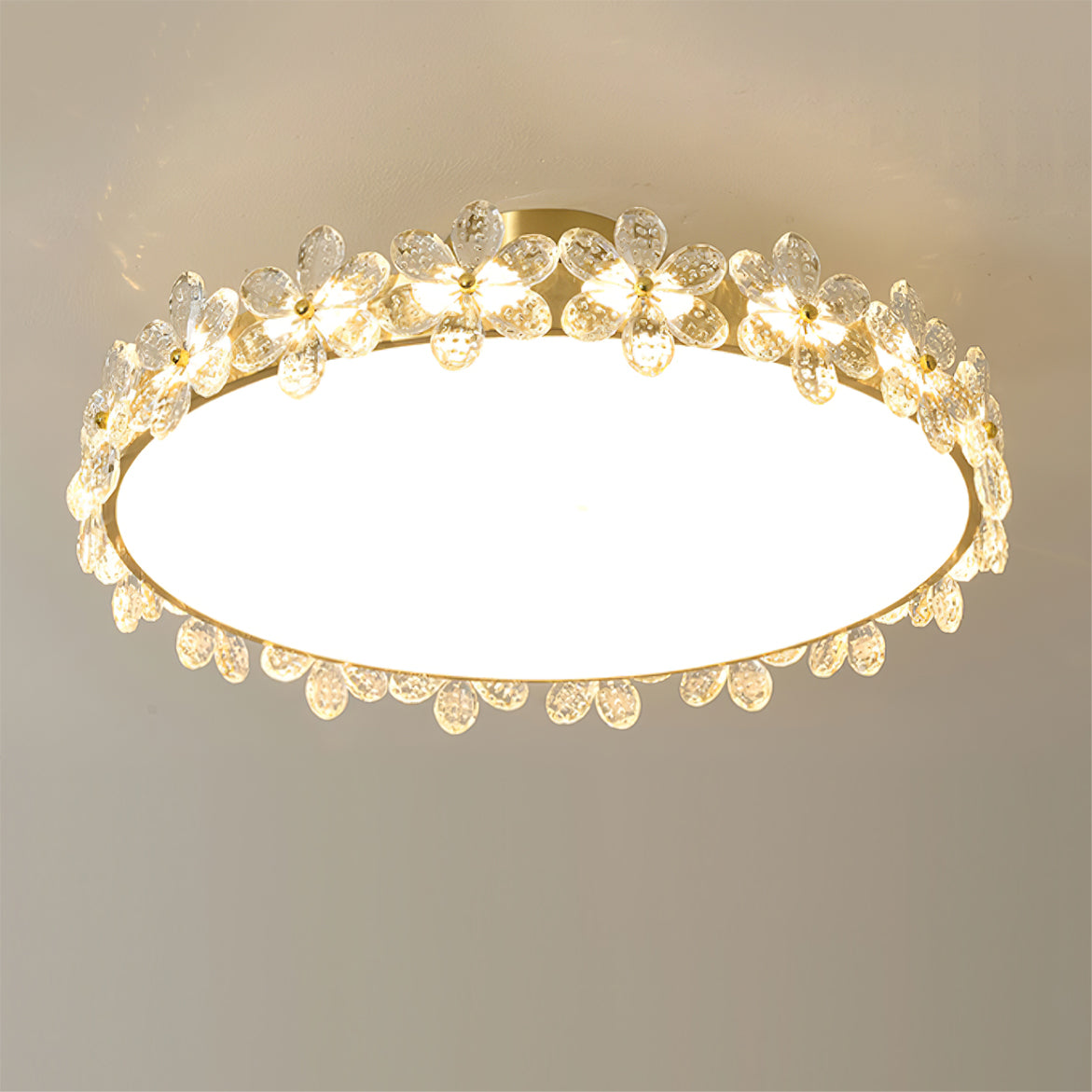 Petal Crystal Ceiling Lamp - Lumpaz