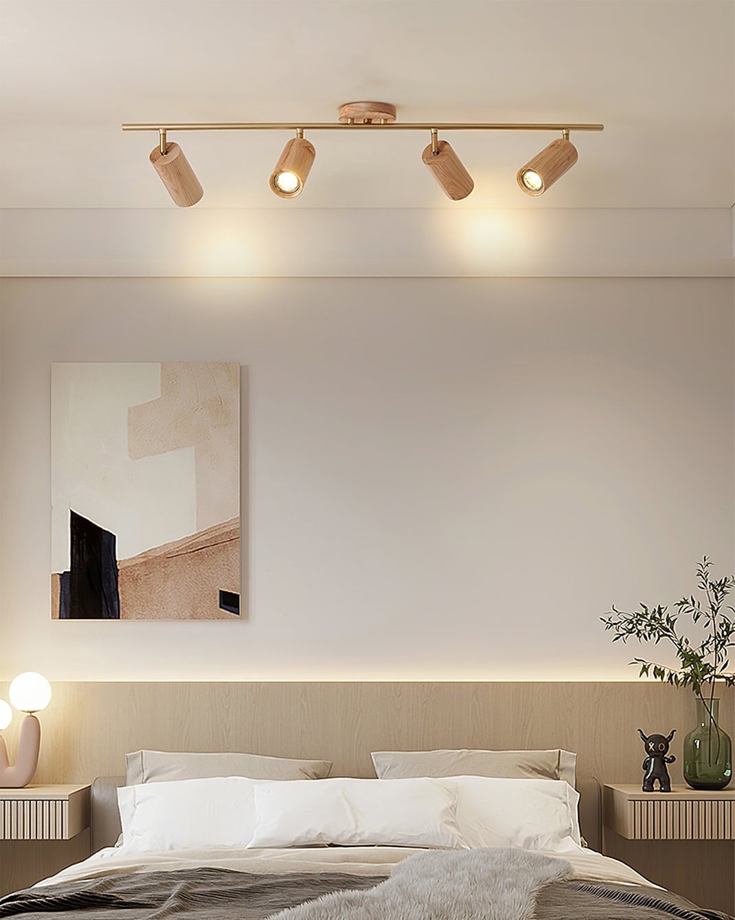 Shaker Wood Long Spotlight - Lumpaz